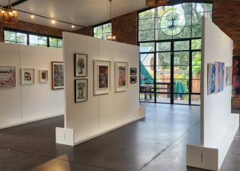 temporary walls white walls brick gallery windows